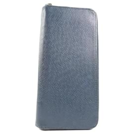 Louis Vuitton-Louis Vuitton Zippy Wallet Vertical-Blue
