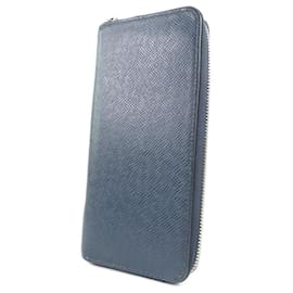 Louis Vuitton-Louis Vuitton Zippy Wallet Vertical-Blue