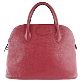 Hermès-HERMES Bolide Handbag-Rouge