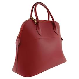 Hermès-Sac à main HERMES Bolide-Rouge