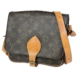 Louis Vuitton-LOUIS VUITTON Cartouchiere Handbag-Brown