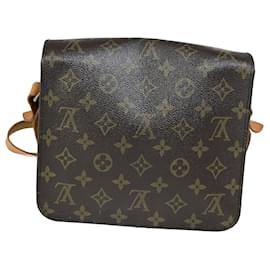 Louis Vuitton-LOUIS VUITTON Cartouchiere Handbag-Brown