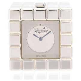 Chopard Ice Cube Reisewecker SS Silber