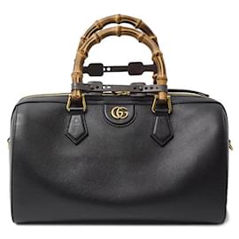 Gucci-Gucci Diana Calfskin Boston Bag-Black