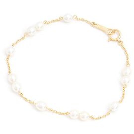 Bracciale in perle d'acqua dolce K18 Tasaki D'oro