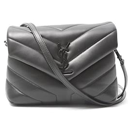 Yves Saint Laurent Sac à épaule matelassé YSL Loulou Toy Noir Noir
