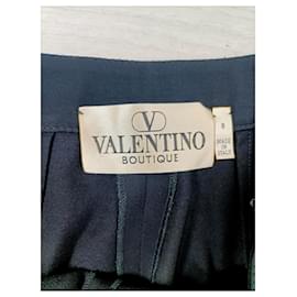 Valentino-Pantalones vintage de cintura alta Valentino Boutique, pantalones vintage de los años 1990-Negro