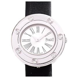 Piaget White Gold Possession Uhr P11266 Silber