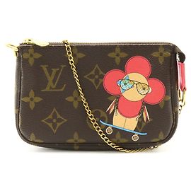 Louis Vuitton Pochette Accessoires Vivienne Tasche Braun