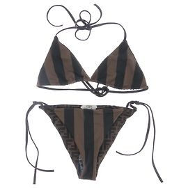 FENDI Maillots de bain T.IT 40 Polyester Marron