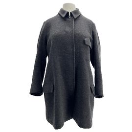 Jil Sander coats T.International M Wool Grey