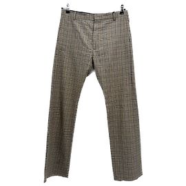 Pantalones Balenciaga T.IT 48 Algodón Gris