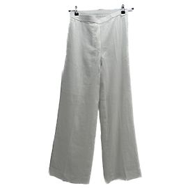 Cos-Hose T.FR 36 aus Leinen Weiß