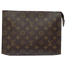 Louis Vuitton-LOUIS VUITTON Monogram Poche Toilette 26 Pouch M47542 LV Auth 82474-Monogram