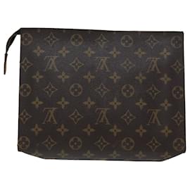 Louis Vuitton-LOUIS VUITTON Monogram Poche Toilette 26 Pouch M47542 LV Auth 81495-Monogram