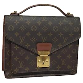 Louis Vuitton-LOUIS VUITTON Monogram Monceau 28 Hand Bag 2way M51185 LV Auth 81237-Monogram