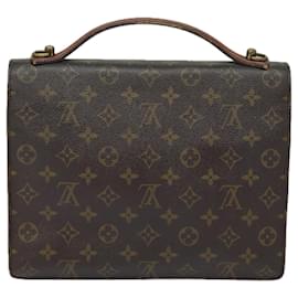 Louis Vuitton-LOUIS VUITTON Monogram Monceau 28 Hand Bag 2way M51185 LV Auth 81237-Monogram