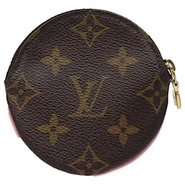 Louis Vuitton-LOUIS VUITTON Monogram Porte Monnaie Round Coin case Vivienne M69757 Auth 82515-Monogram