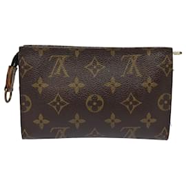 Louis Vuitton-LOUIS VUITTON Monogram Bucket PM Pouch Accessory Pouch LV Auth 82350-Monogram