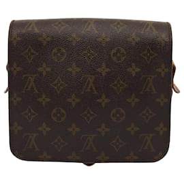 Louis Vuitton-LOUIS VUITTON Monogram Cartouchiere MM Vintage Shoulder Bag M51253 Auth th5110-Monogram