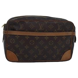 Louis Vuitton-LOUIS VUITTON Monogram Compiegne 28 Clutch Bag M51845 LV Auth yk13547-Monogram