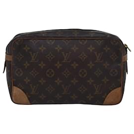 Louis Vuitton-LOUIS VUITTON Monogram Compiegne 28 Clutch Bag M51845 LV Auth yk13547-Monogram