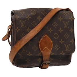 Louis Vuitton-LOUIS VUITTON Monogram Cartouchiere MM Shoulder Bag M51253 LV Auth th5125-Monogram