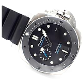 Panerai-PANERAI Submersible 42 MM ceramic bezel Genuine goods Ref.PAM02683 Mens-Silvery