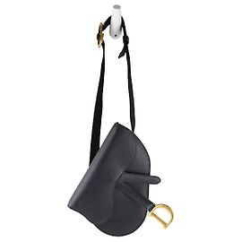 Dior Leather fanny pack Black