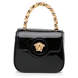 Versace-Bolsas de mão VERSACE em couro-Preto