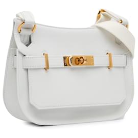 Hermès-Sacs à main HERMES en cuir-Blanc