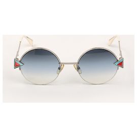 Occhiali da sole FENDI Metallo Blu