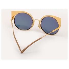 Fendi-FENDI  Sunglasses   Metal-Yellow