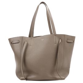 Céline Celine Petit Cabas Phantom Sac en Cuir Taupe Autre
