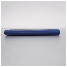 Louis Vuitton-Louis Vuitton Long Wallet Taigarama Portefeuille Brazza M30297 Cobalt-Blue