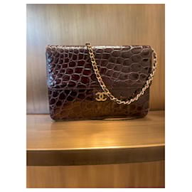 Chanel-Handbags-Brown