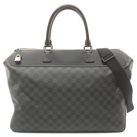 Black Louis Vuitton Damier Graphite Neo Greenwich Black