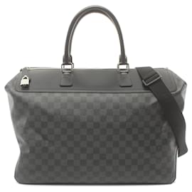 Louis Vuitton-Black Louis Vuitton Damier Graphite Neo Greenwich-Black