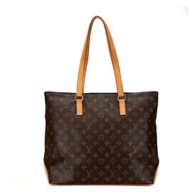 Borsa tote Cabas Mezzo in monogramma Louis Vuitton marrone Marrone