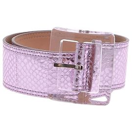 VERONICA BEARD Cintos T.International S Couro Roxo