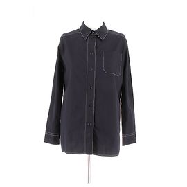 Bottega Veneta top T.IT 40 Cotone Blu navy
