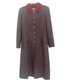Chanel-1996 Gripoix buttons Coats-Brown