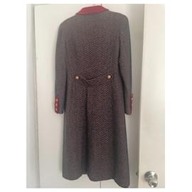 Chanel-1996 Gripoix buttons Coats-Brown