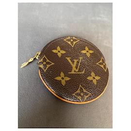 Louis Vuitton-Monederos, carteras, estuches-Castaño