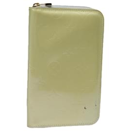 Louis Vuitton-LOUIS VUITTON Monogram Vernis Eldridge Long Wallet Gris M91158 LV Auth 81320-Grey