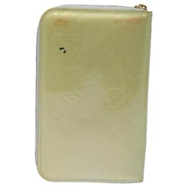 Louis Vuitton-LOUIS VUITTON Monogram Vernis Eldridge Long Wallet Gris M91158 LV Auth 81320-Grey