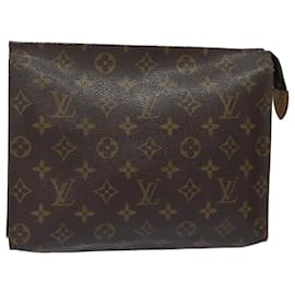 Louis Vuitton-LOUIS VUITTON Monogram Poche Toilette 26 Pouch M47542 LV Auth 82475-Monogram