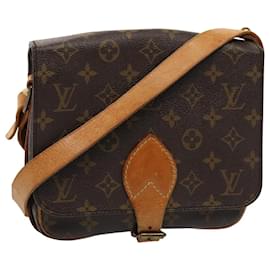 Louis Vuitton-LOUIS VUITTON Monogram Cartouchiere MM Shoulder Bag M51253 LV Auth yk13465-Monogram