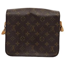 Louis Vuitton-LOUIS VUITTON Monogram Cartouchiere MM Shoulder Bag M51253 LV Auth yk13465-Monogram