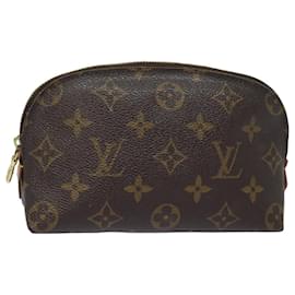 Louis Vuitton-LOUIS VUITTON Monogram Pochette Cosmetic PM Cosmetic Pouch M47515 LV Auth 82206-Monogram